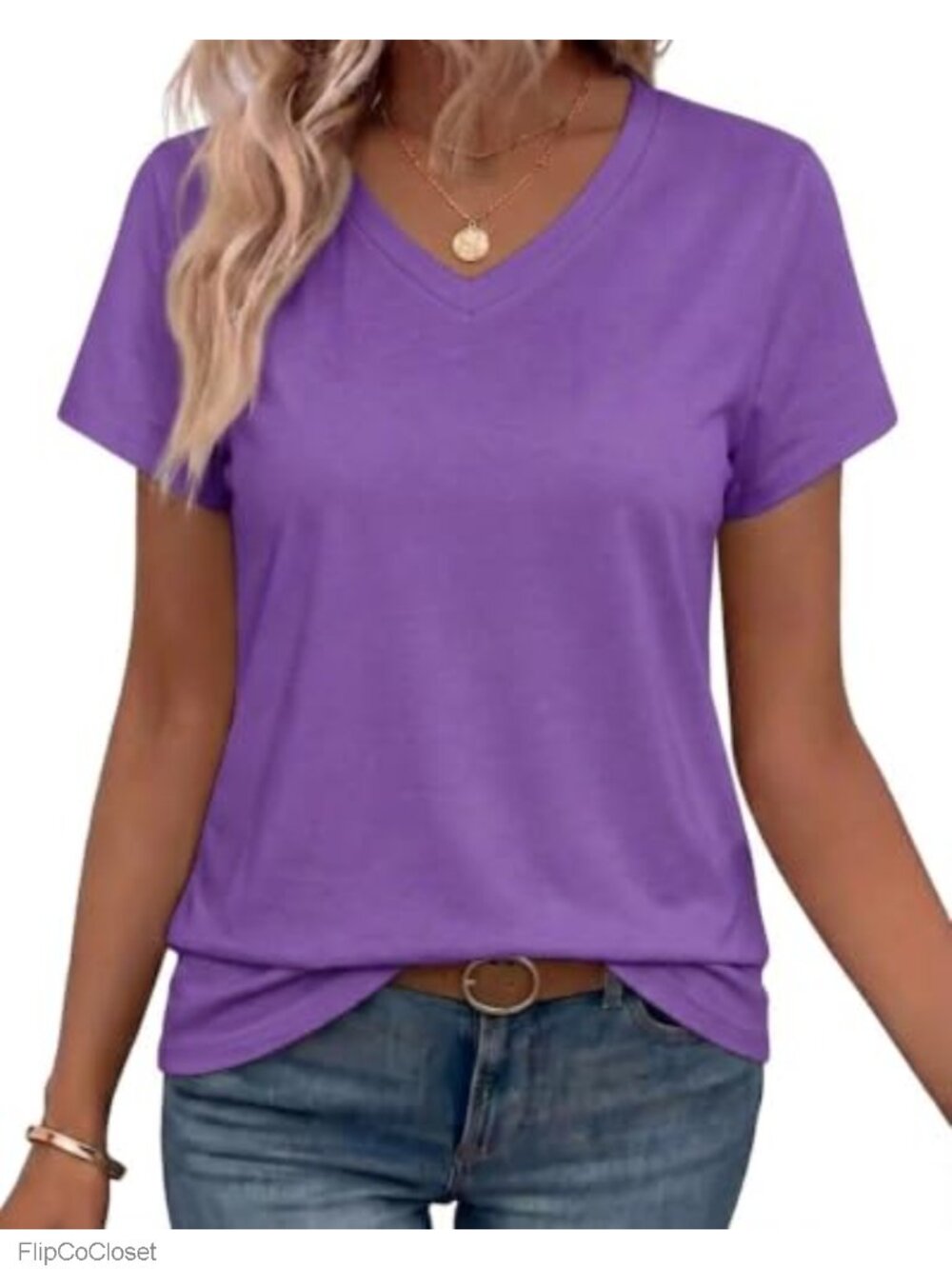 Womens V Neck Short Sleeve Graphic T Shirt Summer Tunic Top Casual Tee